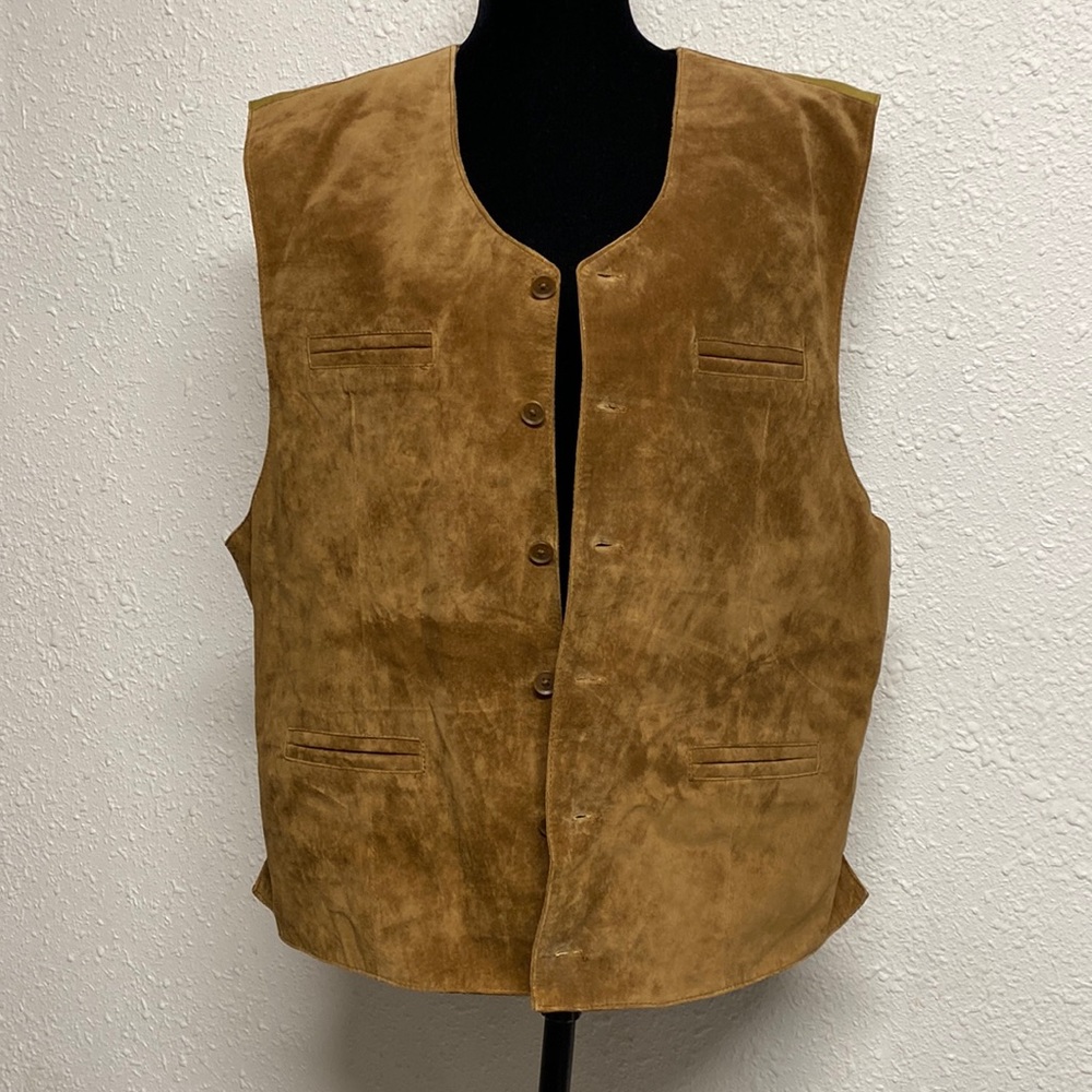 Consensus Sportswear Genuine Leather Vest.